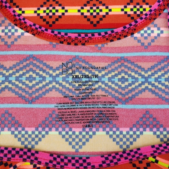 3/$15 No Boundaries Tank Top XXL - Picture 4 of 5